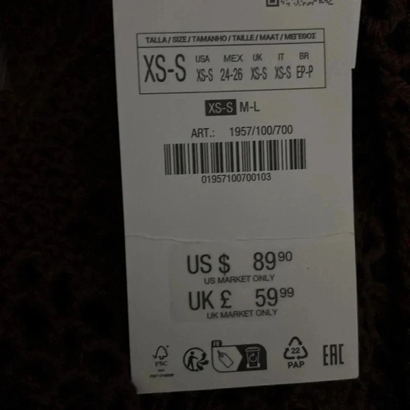 Zara women’s long esleven  vest - Picture 4 of 4